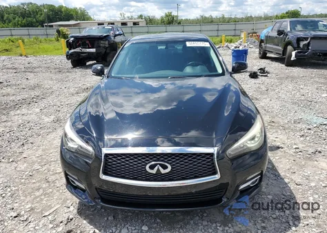 2015 Infiniti Q50 Base z USA, uszkodzony, nr VIN JN1BV7AP7FM340474